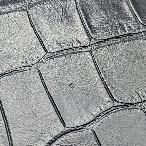 Balenciaga Gossip Wallet On Chain WOC Bag - Croc Embossed Calf Leather - Black - Picture 3 of 12